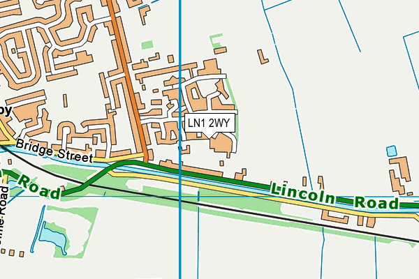 LN1 2WY map - OS VectorMap District (Ordnance Survey)