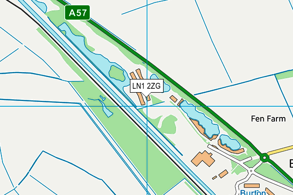 LN1 2ZG map - OS VectorMap District (Ordnance Survey)