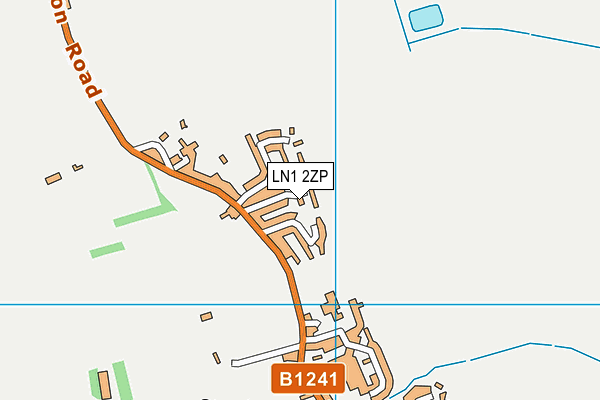 LN1 2ZP map - OS VectorMap District (Ordnance Survey)