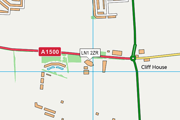 LN1 2ZR map - OS VectorMap District (Ordnance Survey)