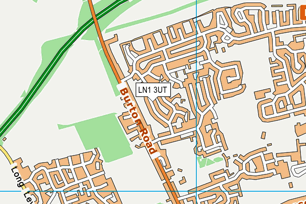 LN1 3UT map - OS VectorMap District (Ordnance Survey)