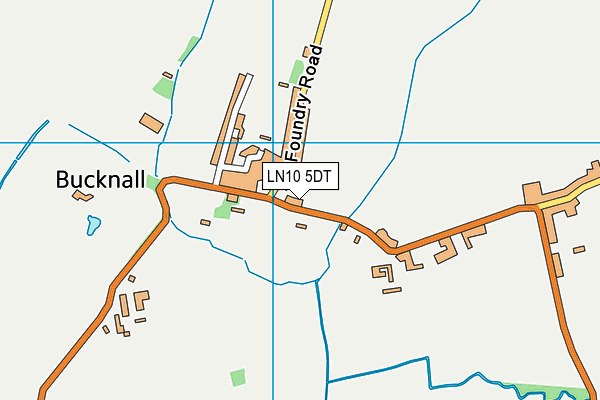Bucknall Primary School map (LN10 5DT) - OS VectorMap District (Ordnance Survey)