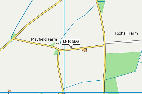 LN10 5EG map - OS VectorMap District (Ordnance Survey)