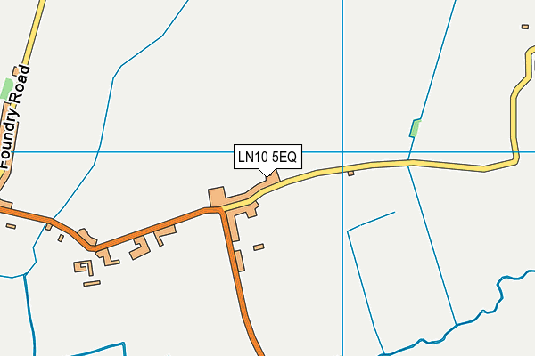 LN10 5EQ map - OS VectorMap District (Ordnance Survey)