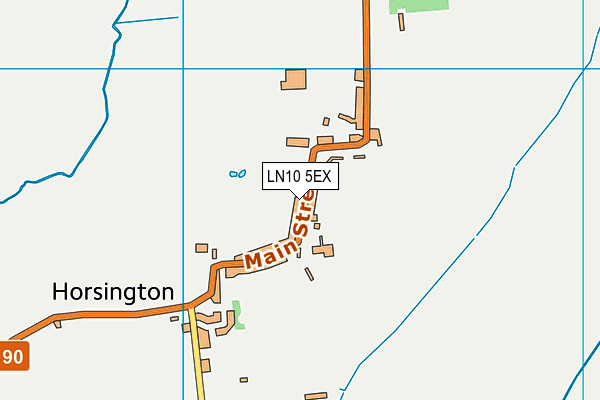 LN10 5EX map - OS VectorMap District (Ordnance Survey)