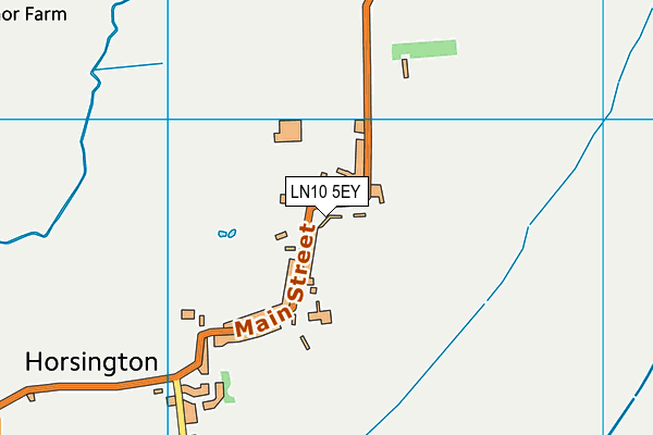 LN10 5EY map - OS VectorMap District (Ordnance Survey)