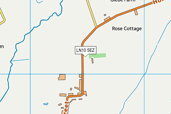 LN10 5EZ map - OS VectorMap District (Ordnance Survey)