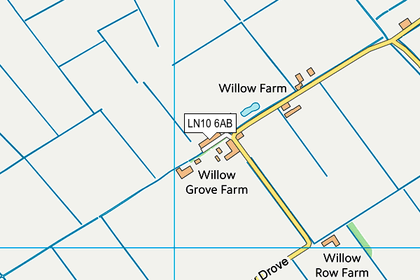 LN10 6AB map - OS VectorMap District (Ordnance Survey)