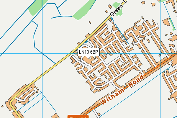 LN10 6BP map - OS VectorMap District (Ordnance Survey)