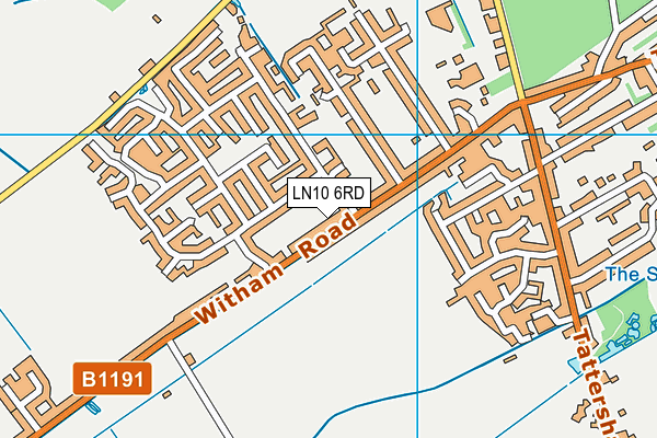 LN10 6RD map - OS VectorMap District (Ordnance Survey)