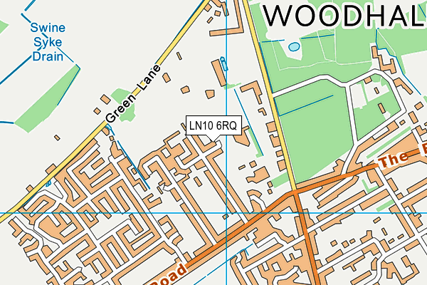 LN10 6RQ map - OS VectorMap District (Ordnance Survey)