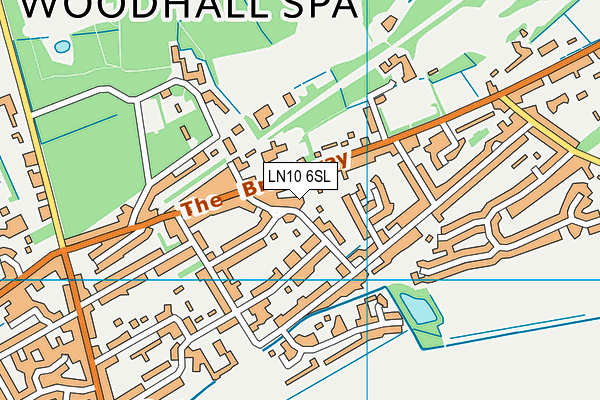 LN10 6SL map - OS VectorMap District (Ordnance Survey)