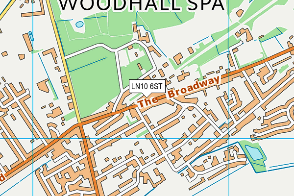 Map of WOODHALL INDIAN LTD at district scale