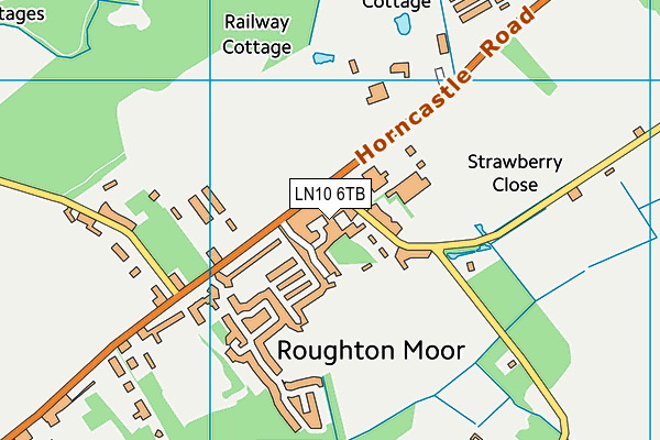 LN10 6TB map - OS VectorMap District (Ordnance Survey)