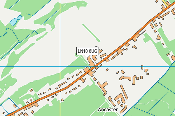 LN10 6UG map - OS VectorMap District (Ordnance Survey)