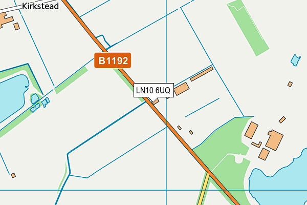 LN10 6UQ map - OS VectorMap District (Ordnance Survey)