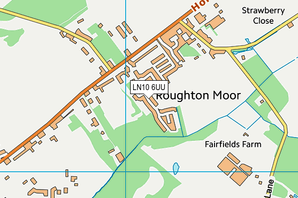 LN10 6UU map - OS VectorMap District (Ordnance Survey)