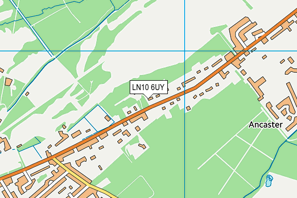 LN10 6UY map - OS VectorMap District (Ordnance Survey)