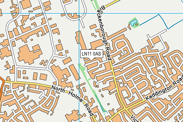 LN11 0AS map - OS VectorMap District (Ordnance Survey)