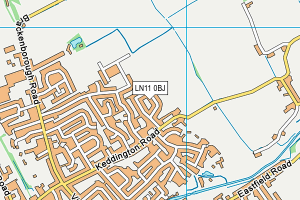 LN11 0BJ map - OS VectorMap District (Ordnance Survey)