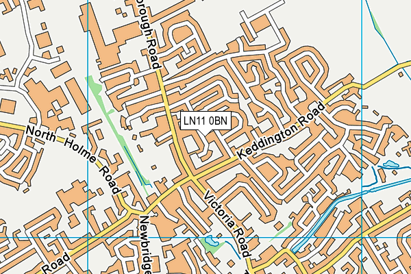 LN11 0BN map - OS VectorMap District (Ordnance Survey)