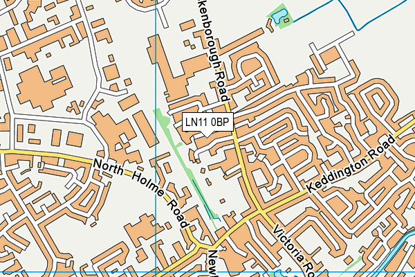 LN11 0BP map - OS VectorMap District (Ordnance Survey)