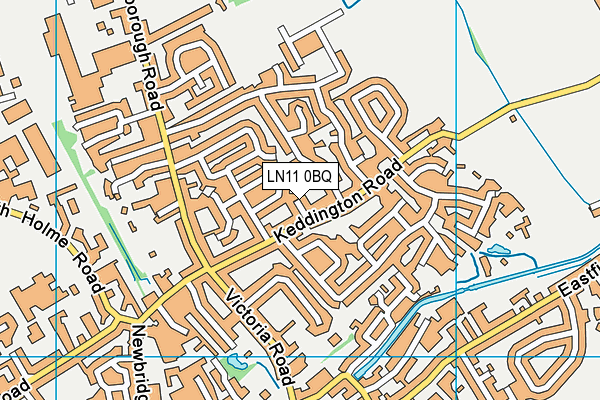 LN11 0BQ map - OS VectorMap District (Ordnance Survey)