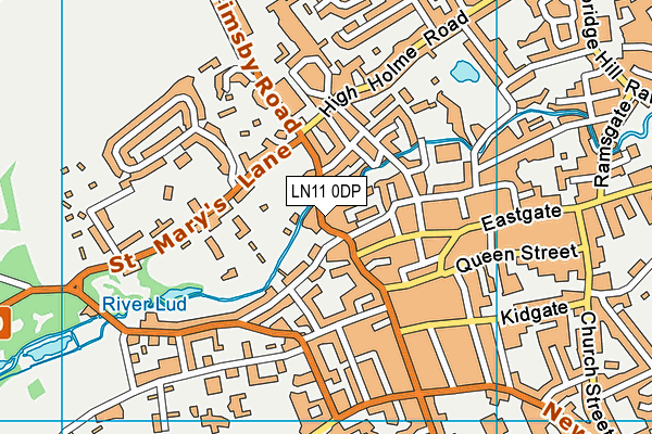 LN11 0DP map - OS VectorMap District (Ordnance Survey)
