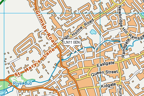 LN11 0EN map - OS VectorMap District (Ordnance Survey)