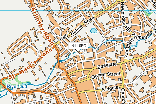 LN11 0EQ map - OS VectorMap District (Ordnance Survey)