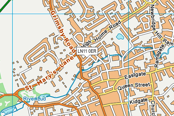 LN11 0ER map - OS VectorMap District (Ordnance Survey)