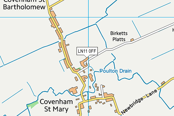 LN11 0FF map - OS VectorMap District (Ordnance Survey)