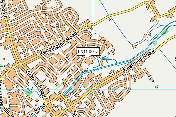 LN11 0GQ map - OS VectorMap District (Ordnance Survey)