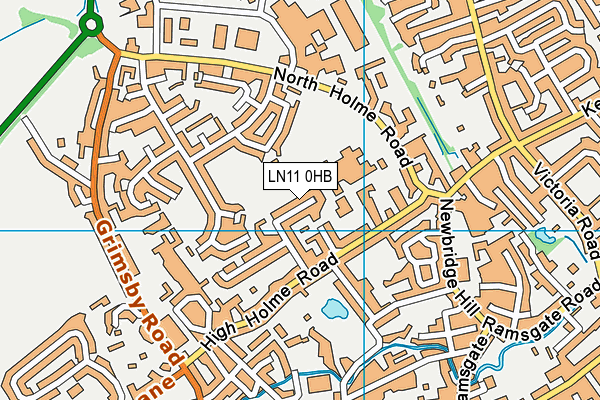 LN11 0HB map - OS VectorMap District (Ordnance Survey)