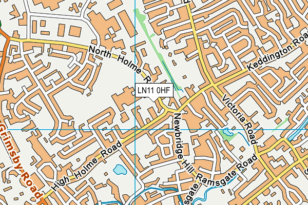 LN11 0HF map - OS VectorMap District (Ordnance Survey)