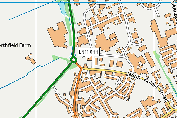 LN11 0HH map - OS VectorMap District (Ordnance Survey)