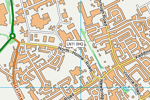 LN11 0HQ map - OS VectorMap District (Ordnance Survey)