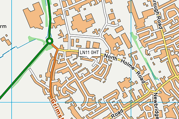 LN11 0HT map - OS VectorMap District (Ordnance Survey)