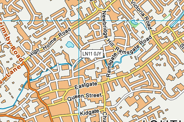 LN11 0JY map - OS VectorMap District (Ordnance Survey)