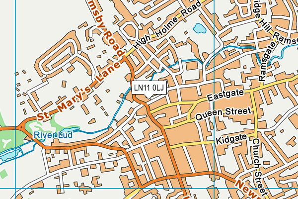 LN11 0LJ map - OS VectorMap District (Ordnance Survey)