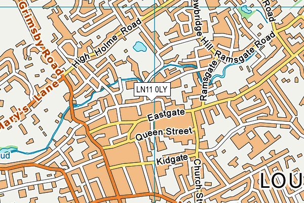 LN11 0LY map - OS VectorMap District (Ordnance Survey)