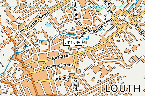 LN11 0NA map - OS VectorMap District (Ordnance Survey)