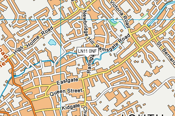 LN11 0NF map - OS VectorMap District (Ordnance Survey)