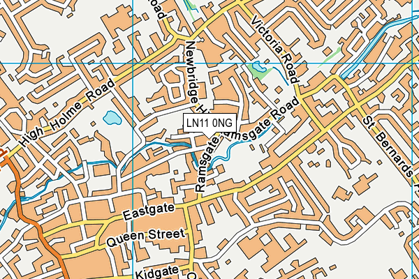 LN11 0NG map - OS VectorMap District (Ordnance Survey)