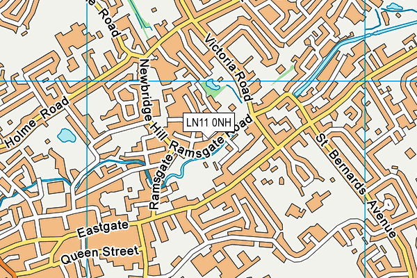 LN11 0NH map - OS VectorMap District (Ordnance Survey)