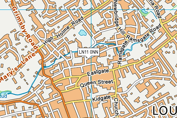 LN11 0NN map - OS VectorMap District (Ordnance Survey)