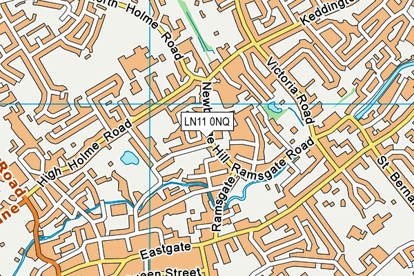 LN11 0NQ map - OS VectorMap District (Ordnance Survey)