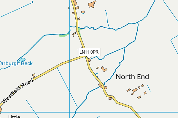 LN11 0PR map - OS VectorMap District (Ordnance Survey)