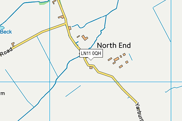 LN11 0QH map - OS VectorMap District (Ordnance Survey)