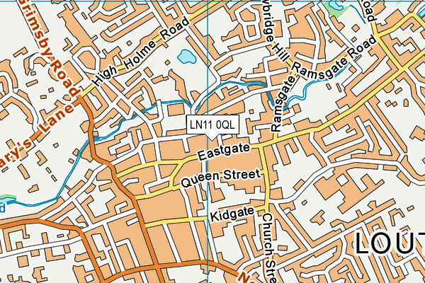LN11 0QL map - OS VectorMap District (Ordnance Survey)